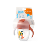 Поїльник-непроливайка BabyOno з обтяженою соломкою та герметичною кришкою, 6+, 240 мл, світло-коричневий (1464/01) - Pampik - 4