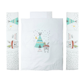 Комплект постільних приналежностей Interbaby Tipi Oso Blanco, 6 одиниць (8100245) - Pampik