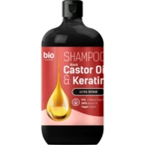 Шампунь Bio Naturell Black Castor Oil & Keratin Ультравосстановление, 946 мл - Pampik