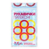 Перчатки латексные хозяйственные Добра Господарочка, деликатные, размер L - Pampik