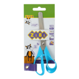 Ножиці дитячі ZiBi Kids line, з пластиковими 3D-ручками, синій (ZB.5014-02) - Pampik