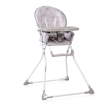 Стульчик для кормления Lorelli Cookie Grey dandelions, серый (COOKIE grey dandelions) - Pampik