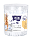 Гігієнічні ватні палички Bella Cotton Care з екстрактом женьшеню, 100 шт (BC-081-P100-041) - Pampik