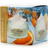 Денний крем проти зморшок Dead Sea Collection з вітаміном С та мінералами Мертвого моря, 50 мл - Pampik