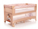 Манеж-кроватка Lorelli Up And Down Вeige foxy, бежевый (23714) - Pampik
