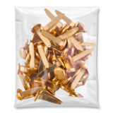 Набор пинов канцелярских Offtop, 50 шт, золотой (853427) - Pampik