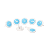 Заглушки на розетки Lindo, із ключем, 6 шт. (Рк 948) - Pampik - 2