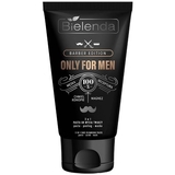 Очищуюча паста для обличчя Bielenda Only for men Barber Edition 3 в 1, 150 г - Pampik