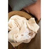 Детский плед Irya Teddy 120х75 см кремовый (svt-2000022281959) - Pampik