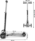 Самокат триколісний 4Baby Mini, білий (4MS02) - Pampik - 2