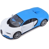 Автомодель Maisto Bugatti Chiron бело-голубой - тюнин, 1:24 (32509 white/blue) - Pampik - 2