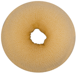 Валик-бублик для волосся Titania, 1 шт., бежевий (7838) - Pampik