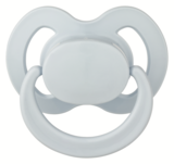 Пустышка силиконовая Baby-Nova с кольцом, ортодонтическая, 6-18 мес., голубой с темно-синим, 2шт (3962028) - Pampik - 3