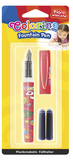 Ручка перьевая Colorino, с двумя синими катриджами (57516PTR) - Pampik