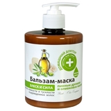 Бальзам-маска для волосся Домашний Доктор, Пивні дріжджі та оливкова олія, 500 мл - Pampik