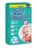 Подгузники Evy Baby 3 (5-9 кг), 44 шт. - Pampik
