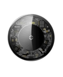 Бездротовий зарядний пристрій Baseus Simple Crystal (CCALL-AJK01), прозорий (т31425) - Pampik