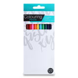 Олівці кольорові Offtop Назад до школи 12 кольорів 12 шт. (849952) - Pampik