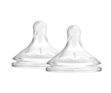 Соска для пляшечки з широкою шийкою Dr. Brown's Options+, 0+ міс., 2 шт. (WN1201-INTL) - Pampik