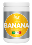 Маска Esme Platinum Banana з екстрактом банана, для посіченого та ослабленого волосся, 1000 мл - Pampik