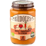 Пюре Rudolfs Овочі з макаронами та куркою, 190 г - Pampik