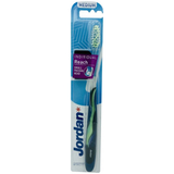 Дизайнерская зубная щетка Jordan Individual Reach, черно-зеленый с дизайном - Pampik