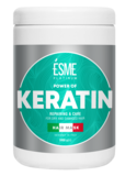 Маска Esme Platinum Keratin з кератином, для сухого та пошкодженого волосся, 1000 мл - Pampik