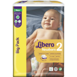 Подгузники на липучках Libero Newborn 2 (3-6 кг), 86 шт. - Pampik - 2