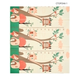 Дитячий двосторонній складний килимок Poppet Дивовижні будинки та Пригоди в небі, 200х180х1 см (PP014-200) - Pampik - 2