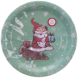 Бумажные тарелки Offtop, зеленый, 8 шт. (854871) - Pampik