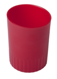 Стакан для канцелярського приладдя Buromax Jobmax, червоний (BM.6351-05) - Pampik