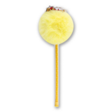 Ручка кулькова Offtop Помпон, жовтий (849922) - Pampik