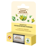 Защитная гигиеническая помада Зеленая Аптека с маслом жожоба, 3,6 г - Pampik