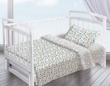 Комплект постельного белья Ecotton Дорога, поплин, детский, 140х110 см (21693) - Pampik