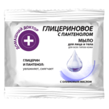 Мило для обличчя та тіла Домашній Лікар Гліцерин з пантенолом, 70 г - Pampik