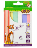 Крейда кольорова ZiBi Kids Line, 12 шт. (ZB.6703-99) - Pampik