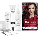 Інтенсивна крем-фарба для волосся Brillance, відтінок 876, Вишуканий Рубін, 160 мл - Pampik - 4