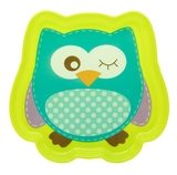Тарілка Baby Team Улюблені тварини Совеня, 300 мл, салатовий (6012_совенок_сал) - Pampik