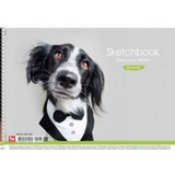 Альбом для рисования Школярик Пес во фраке с бабочкой 30 листов (PB-SC-030-545) - Pampik