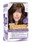Стійка крем-фарба для волосся L'Oreal Paris Excellence Cool Creme відтінок 45600, ультрапопелястий каштановий, 192 мл - Pampik