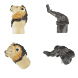 Набір пальчикових ляльок Same Toy Слон та Лев, 2 шт. (X241UT-2) - Pampik