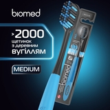 Зубная щетка Biomed Black, голубая - Pampik - 7