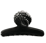 Зажим для волос Titania пластмассовый, 8 см, черный, 2 шт. (8022-2 B) - Pampik