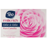 Мило тверде Тeo Milk Rich Tete-a-Tete Pure Camelia, рожевий, 100 г (58086) - Pampik