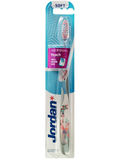 Дизайнерская зубная щетка Jordan Individual Reach, серый с дизайном - Pampik