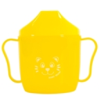 Поїльник Baby Team, зі спаутом, від 6 міс., 180 мл, жовтий (5007) - Pampik