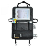 Органайзер на спинку сиденья авто Supretto, 38х61 см, черный (4710) - Pampik