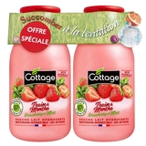 Молочко для душу Cottage Strawberry & Mint, 500 мл (2шт. по 250 мл) - Pampik