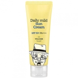 Сонцезахисний крем Village 11 Factory Daily Mild, SPF 50, 50 мл - Pampik