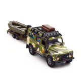 Игровой набор TechnoDrive Land Rover Defender Military с лодкой (520191.270) - Pampik - 5